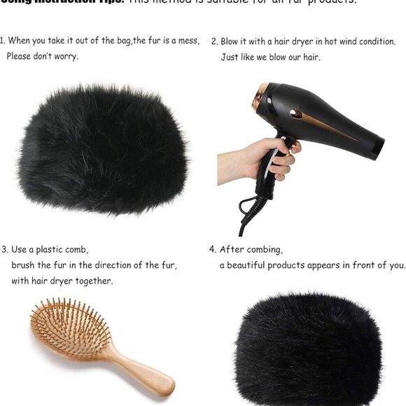 Women's Faux Fur Winter Cossack Russian Style Hat Warm Cap Stylish Gift - Picture 4 of 6